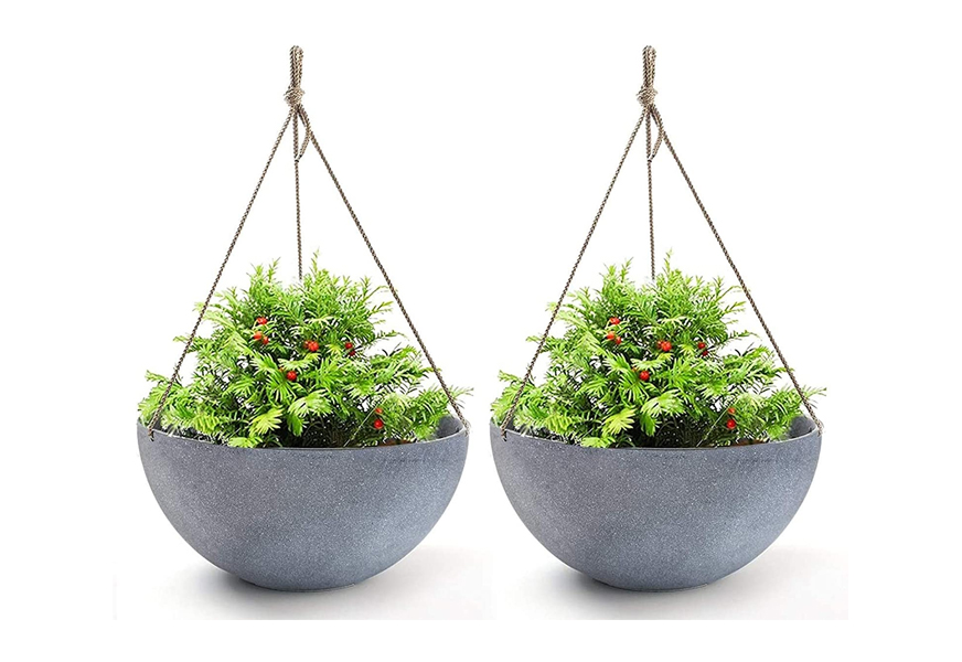 la jolie muse hanging planters large