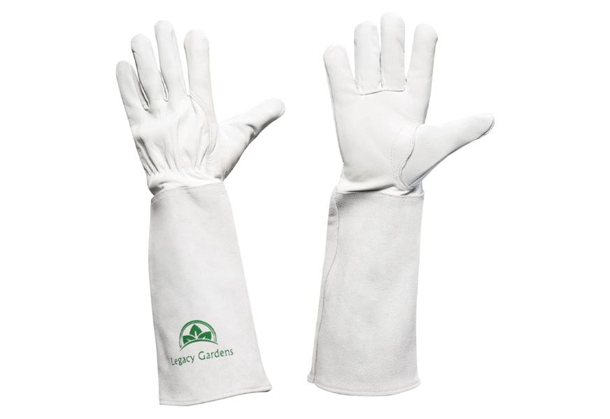 legacy gardens leather gardening gloves