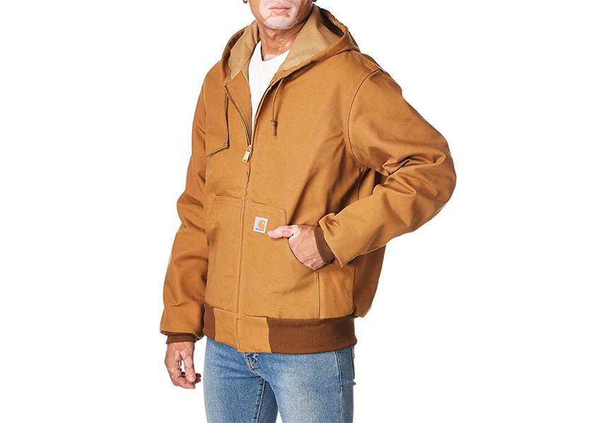 loose fit firm duck thermal-lined active jac