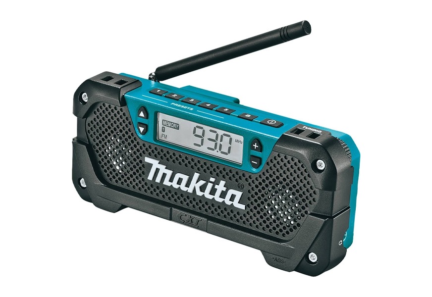 makita rm02 12 max cxt cordless compact jobsite radio
