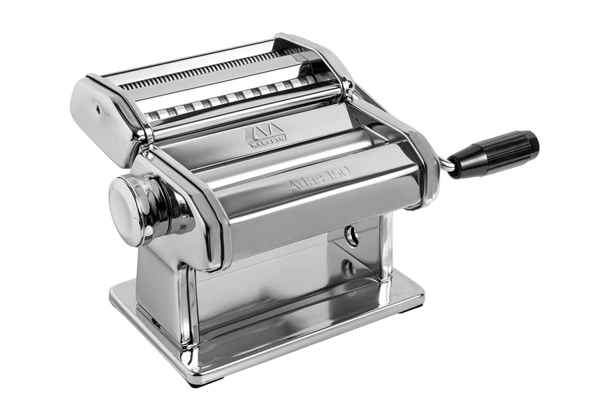 177-1 Pasta Machine, iSiLER 150 Roller Pasta Maker, 9 Adjustable Thickness  Settings Noodles Maker with Washable Aluminum Alloy
