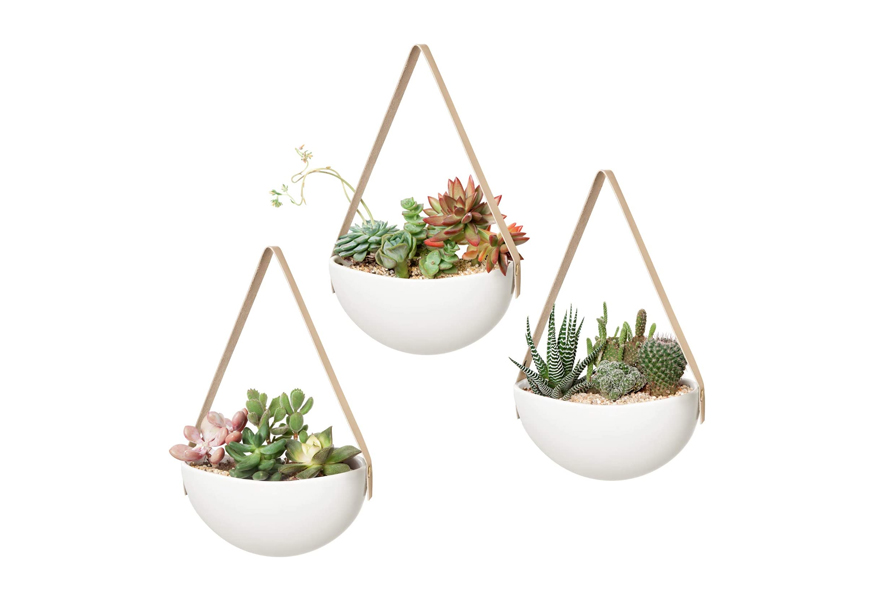 mkono ceramic hanging planter