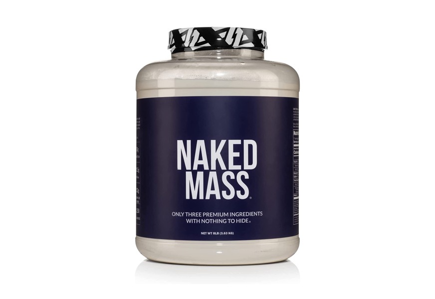 naked mass natural weight gainer protein powder