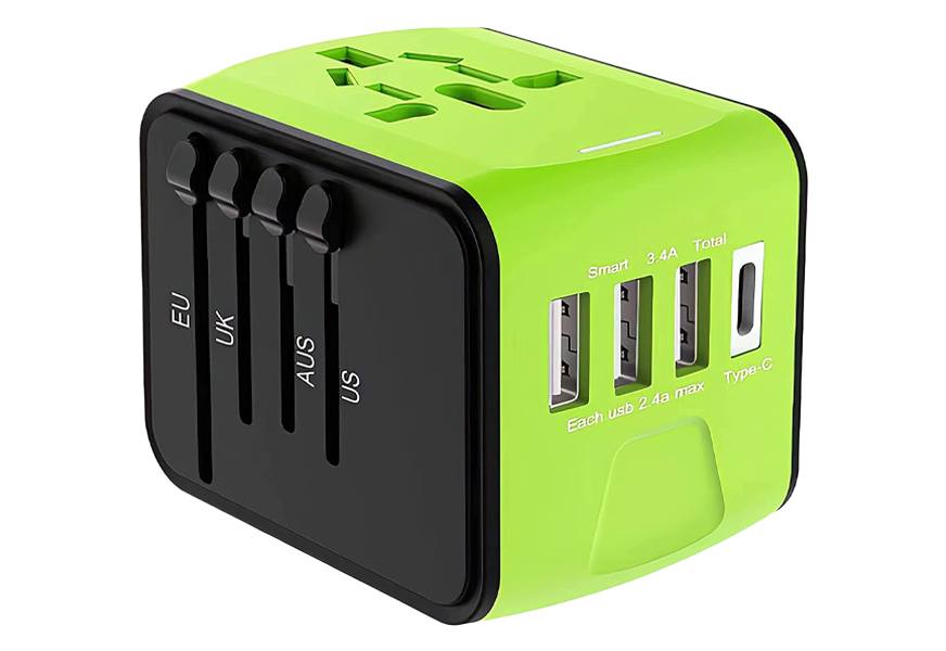 ougrand universal travel plug adapter