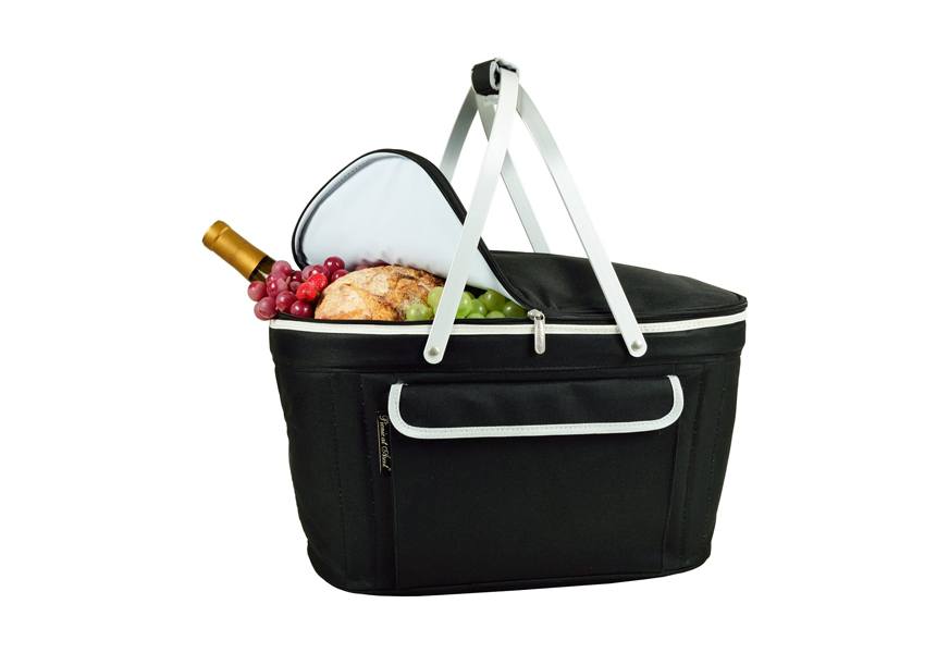 picnic at ascot patented insulated folding picnic basket cooler