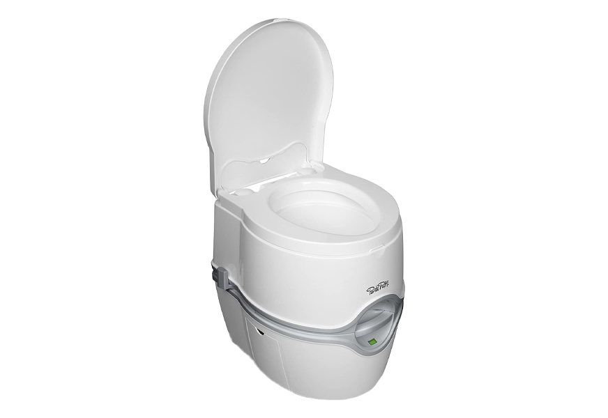 porta potti curve toilet for rv travel