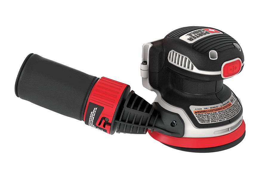 porter-cable pccw205b 20v max random orbital sander