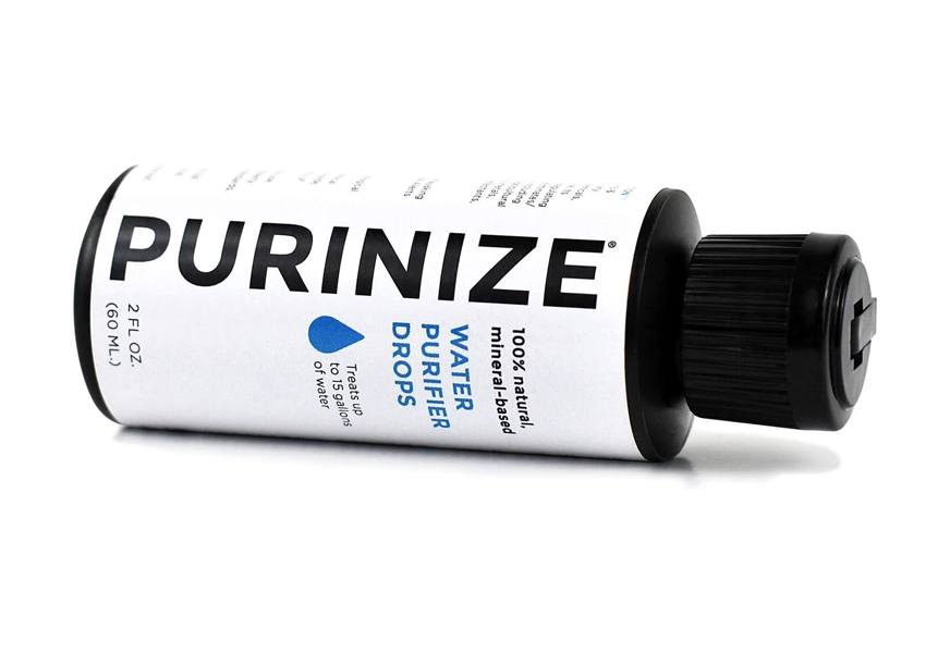 purinize the best and only patented natural water purifying solution