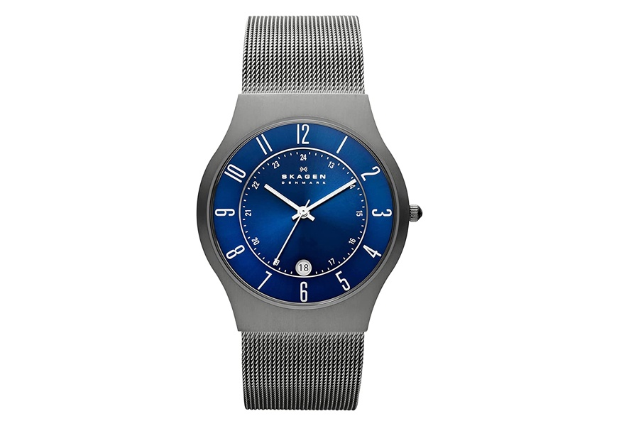 skagen men’s sundby titanium watch