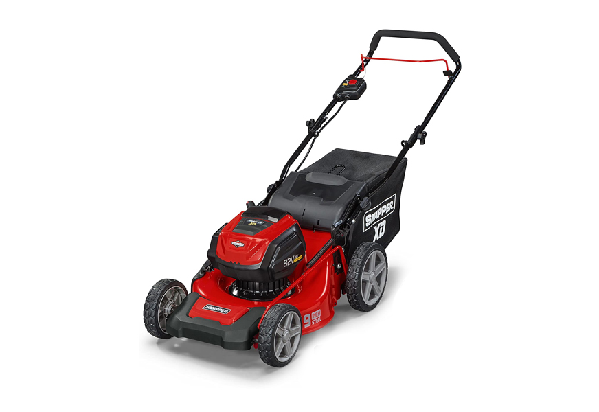 snapper xd 82v max cordless electric 19 inch lawn mower kit