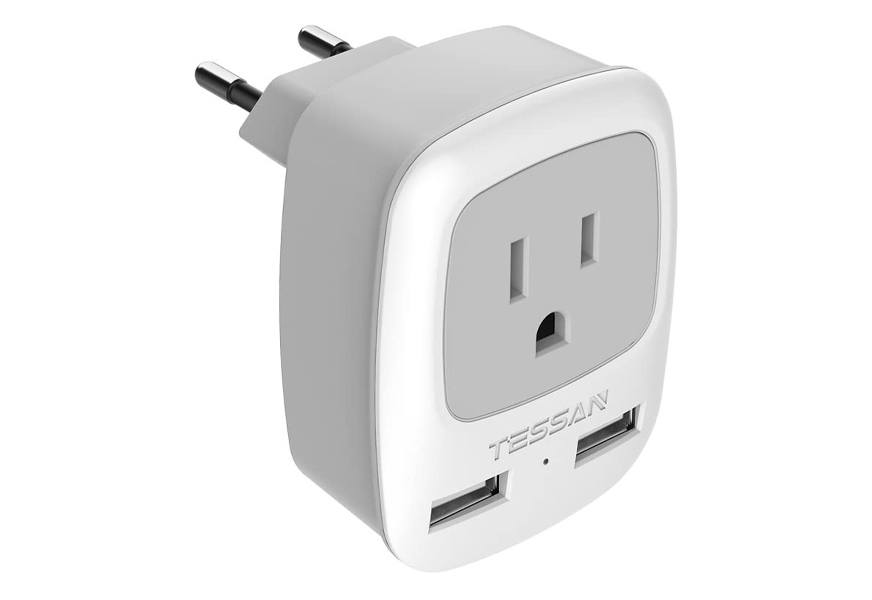 tessan european travel adapter