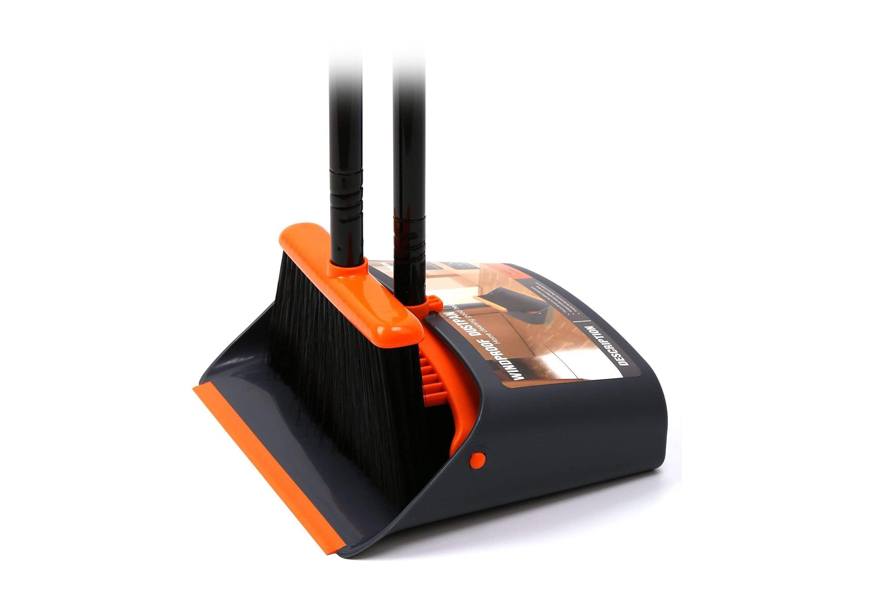 treelen dust pan and broom