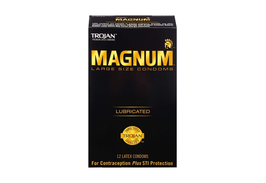 trojan magnum lubricated condom