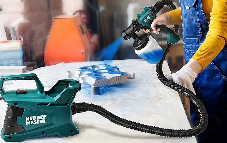 using electric paint sprayer