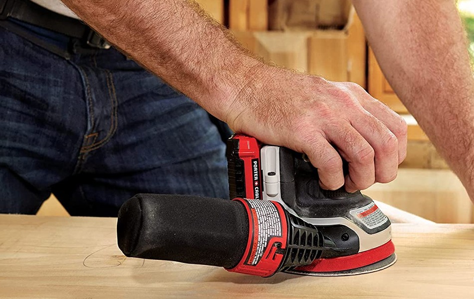 using random orbital sander