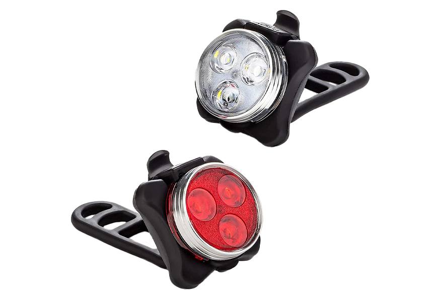 vont rechargeable bike light set