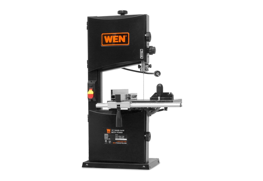 wen 3962 two-speed band saw with stand