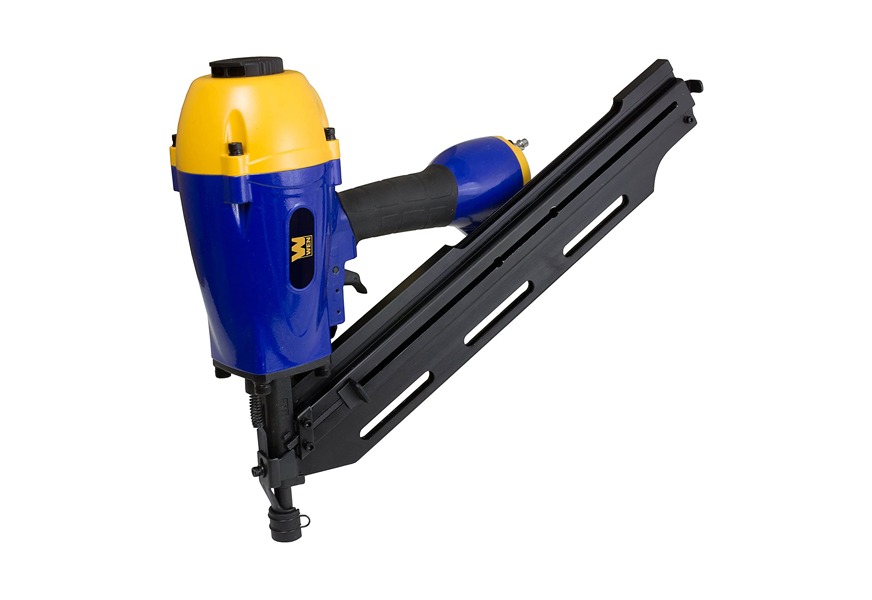 wen pneumatic 34 degree clipped framing nailer