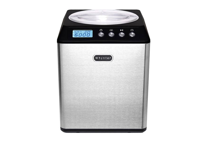 whynter icm 201sb 2.1 quart upright stainless steel ice cream maker