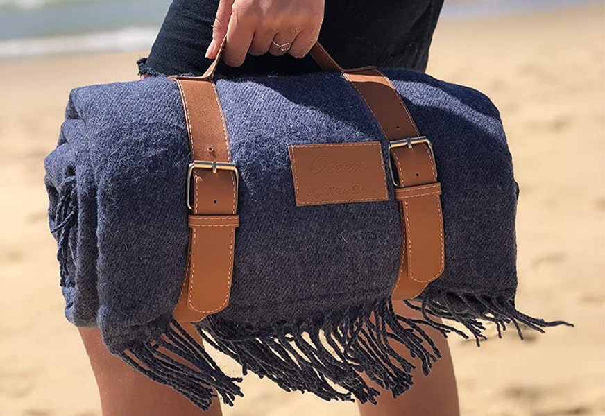 wild in bloom beach blanket