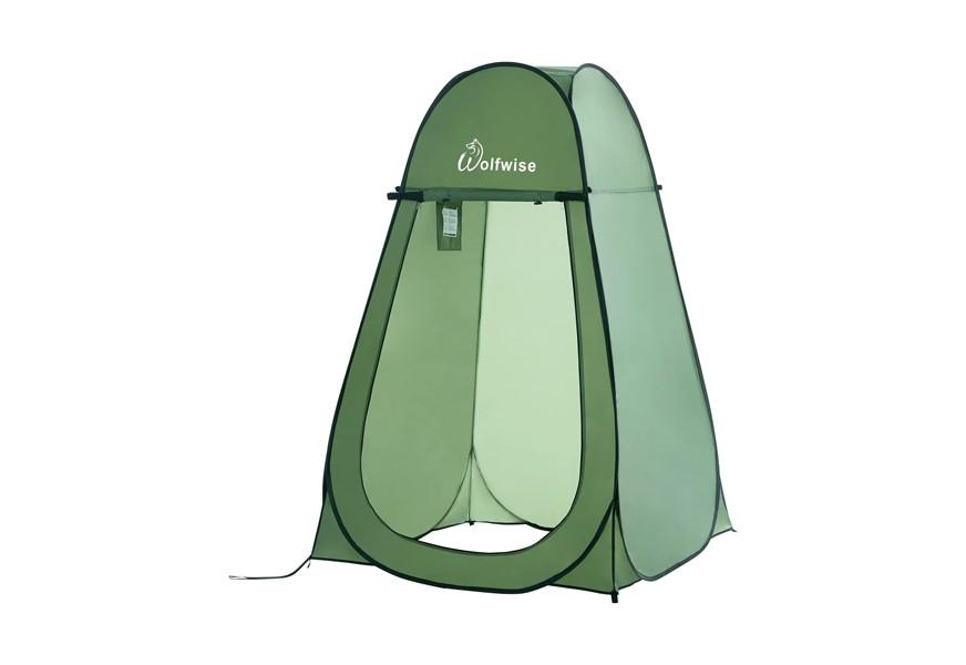 wolfwise easy pop up shower tent