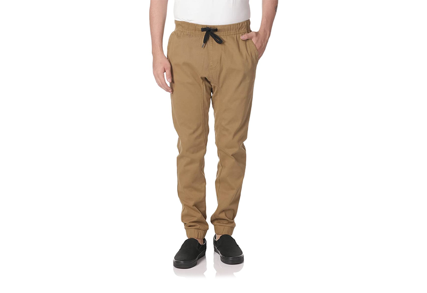 wt02 men's twill jogger pants