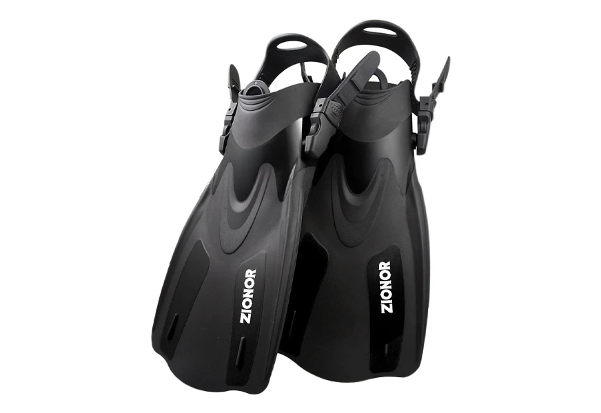 zionor f1 diving snorkel short fins flippers