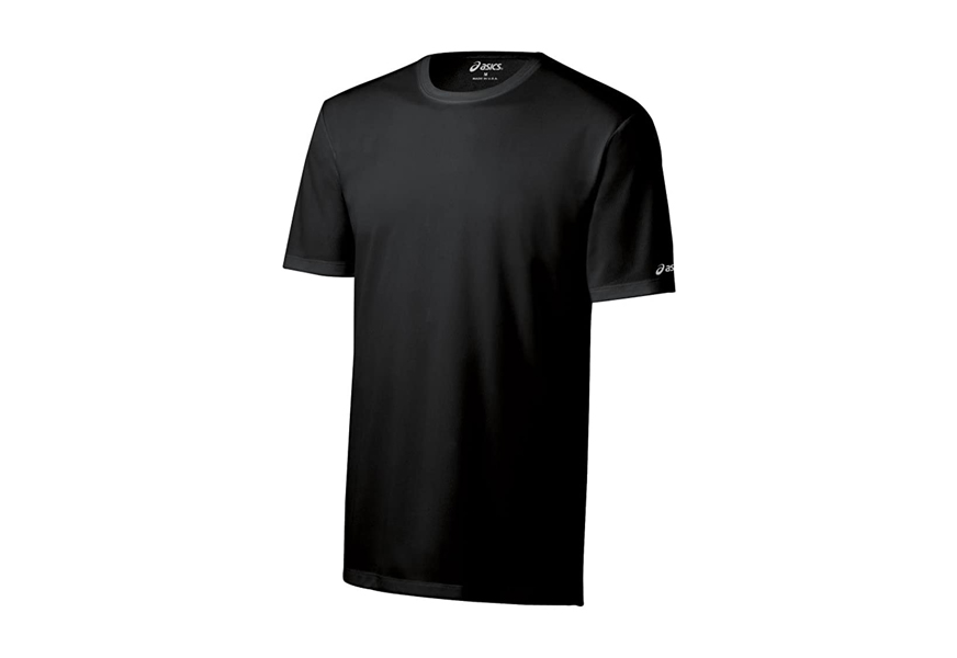 asics men's ready set short sleeve running shirt