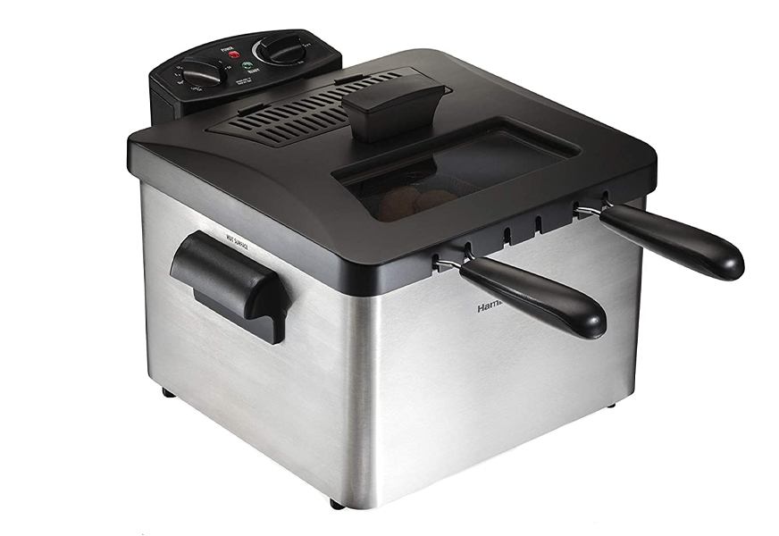 hamilton beach double basket deep fryer