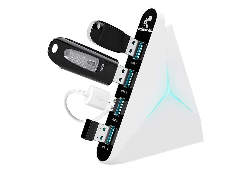 kokovolta 4 port usb 3.0 vertical data hub