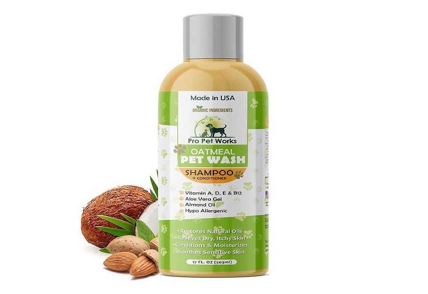 pro pet works all natural dog shampoo