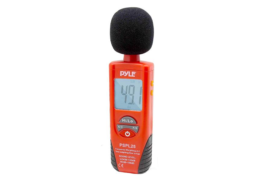 pyle pspl25 digital handheld sound level meter