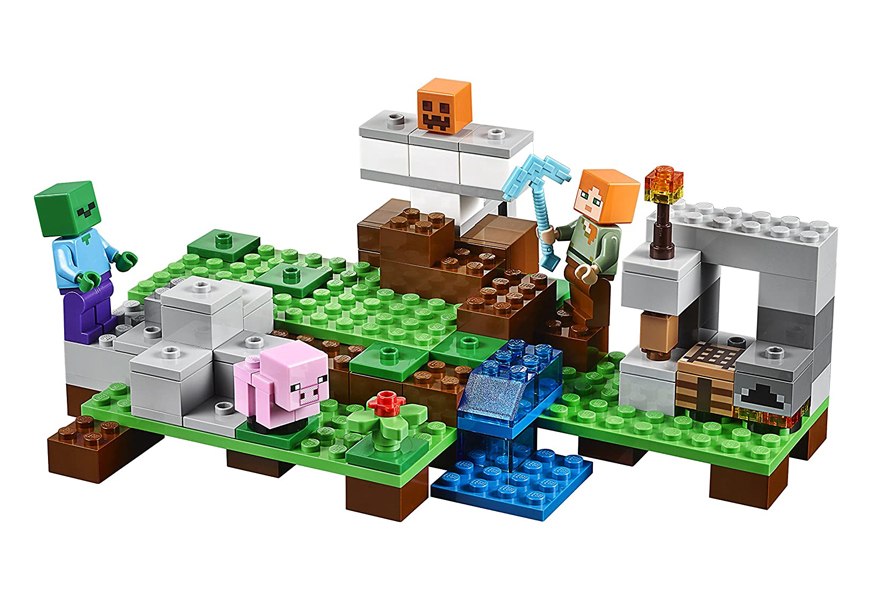 the iron golem lego minecraft set