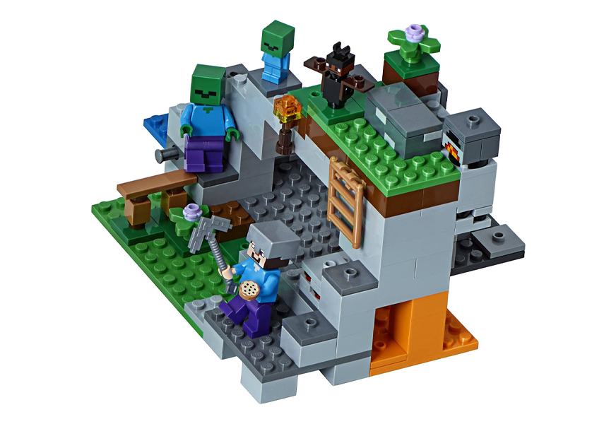 the zombie cave lego minecraft set
