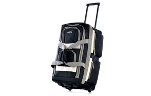 Olympia Luggage 8 Pocket Rolling Duffel Bag