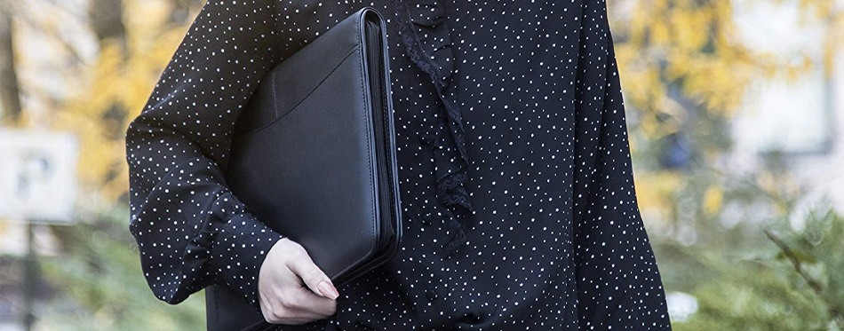 cossini vegan leather portfolio for men