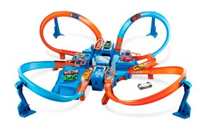 criss cross crash hot wheels track set