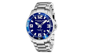original men’s swiss quartz stainless steel stuhrling watch