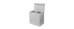 simple houseware double laundry hamper