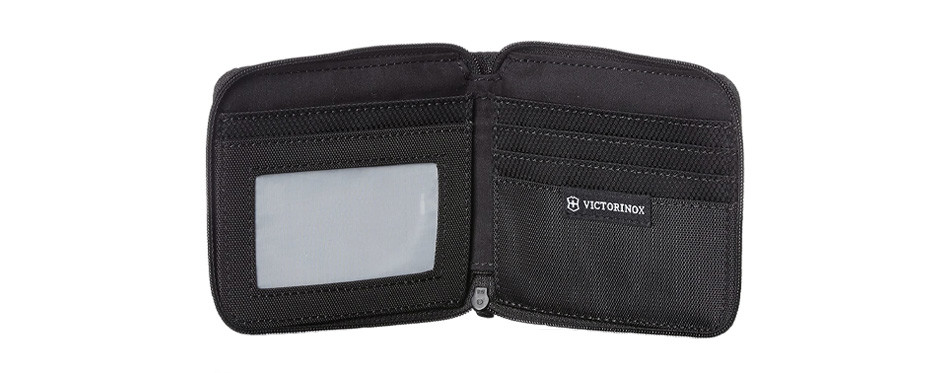 victorinox zipper wallet for men