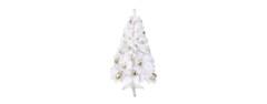 prextex 4 ft white artificial christmas tree