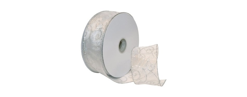 morex ribbon 50 yards 2.5in swirl ribbon
