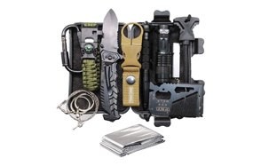 11-in-1 survival gear kits, edc emergency tools and everyday carry gear