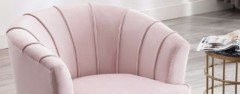 artechworks modern velvet accent chair