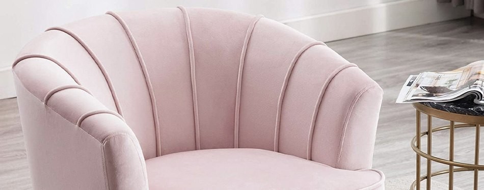 artechworks modern velvet accent chair