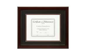 11x14-inch mahogany document frame