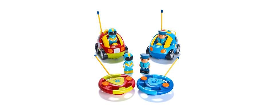 police car and race car radio control toys