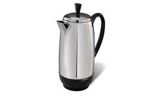 farberware 12-cup coffee percolator, stainless steel
