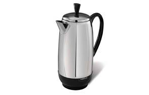 farberware 12-cup coffee percolator, stainless steel