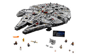 lego ultimate millenium falcon building kit